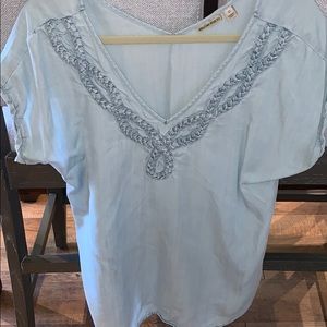 Holding Horses denim top